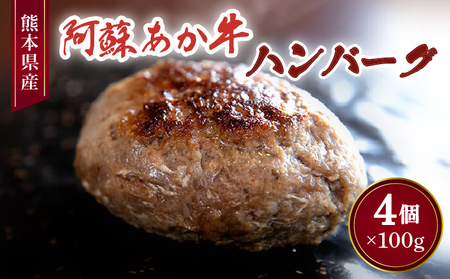 阿蘇 あか牛 ハンバーグ 4個 合計400g