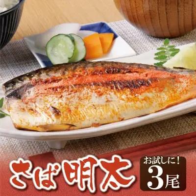 Z08-14 寄附額改定↓↓ さば明太 3尾  