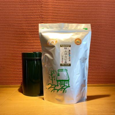 ふるさと納税 大津市 近江特上ほうじ茶ティーバッグ7g60P　&amp;　特大茶缶