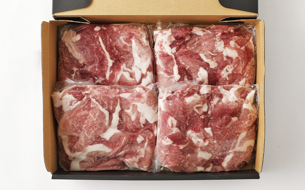 長崎県産「競り美豚」 モモ 切り落とし 2kg (500gx4) 豚肉 お肉 国産 切落し 肉のマルシン