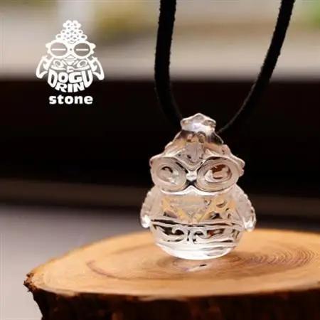 【縄文アクセサリーDo_goods】透明の輝きを身につける「水晶どぐりん」ペンダント　700-118【配送不可地域：離島・沖縄県】【1670990】