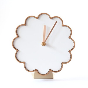 【YARN】タルトの置き時計L clock | 時計 置き時計 雑貨 日用品 インテリア 家具 リビング キッチン 寝室 かわいい おしゃれ シンプル 工芸品 送料無料 岐阜県 瑞穂市※離島への配送不可