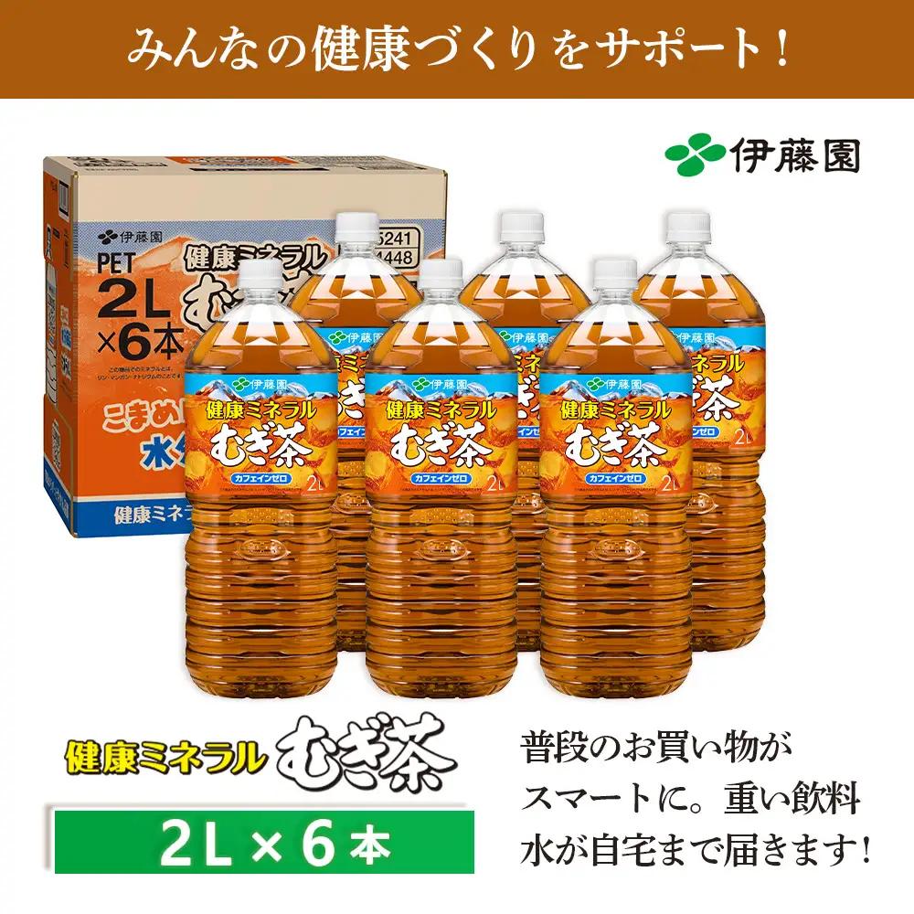 健康ミネラルむぎ茶2L×6本【50000701】