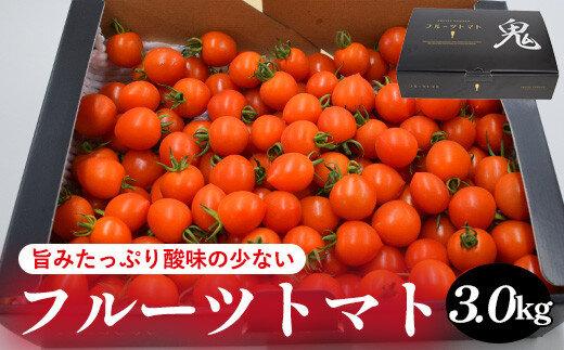 【ポイント交換専用】802.旨みたっぷり酸味の少ないフルーツトマト 3.0kg※着日指定不可※離島への配送不可※ 313726_BU002-P