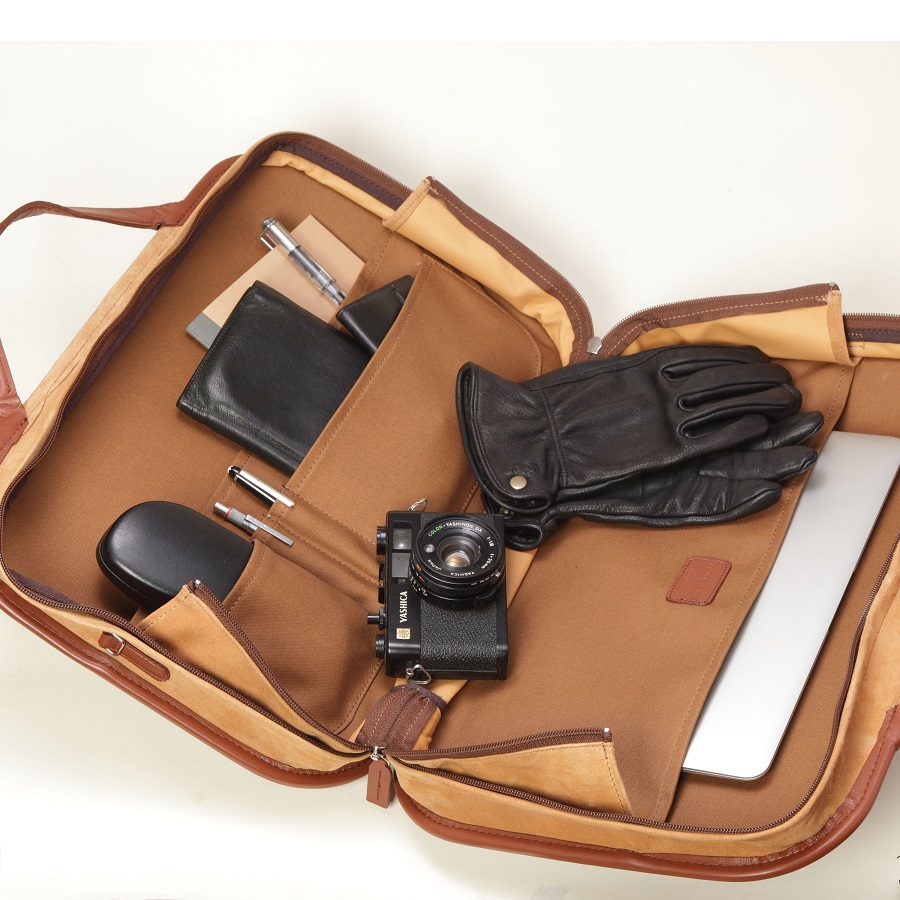 monaccaバッグ/Roots Landブラウン 木製品