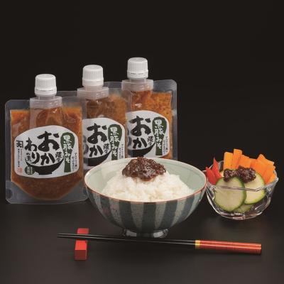 ふるさと納税 南九州市 かつお角煮3個&薩摩おかわりの素 黒豚みそ3個セット |  | 03