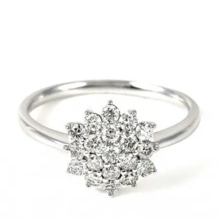 プラチナ ダイヤモンドリング 0.50CT  R3686DI-P2 #6【配送不可地域：離島・沖縄県】【1748740】