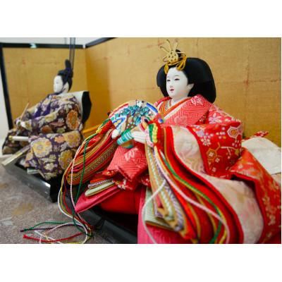ふるさと納税 小野市 雛人形　京三五親王「正絹雪輪に鳳凰」オリジナル金襴敷　No.35-606 |  | 02