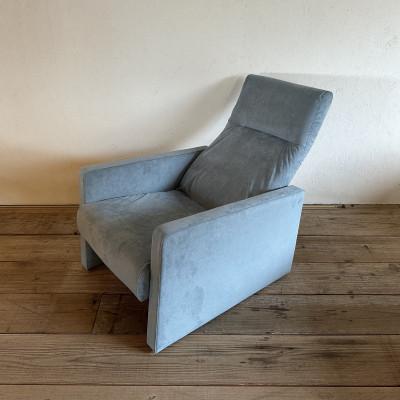 ふるさと納税 富田林市 Bulb Chair(バルブチェア)PFスウェード グレイッシュブルー【SWOF】 |  | 03