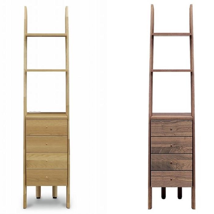 【ふるさと納税】シェルフキャビネット40 引出 DEEP 欧風【2色展開】