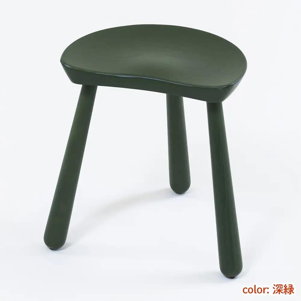 No.1027-04 WK58．muku milk stool color（深緑）