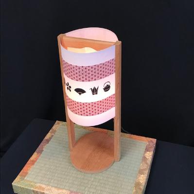 ふるさと納税 泉佐野市 あんどん　あかり　夢あかり　正絹着物生地で作ったおしゃれな行灯　日本の文化　030D060