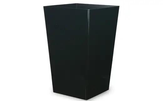蒔絵調 ダストボックス M角 6.7L 紫陽花ブラック タツクラフト 【Tk141】【ttcf922-maki-abl-6d7】