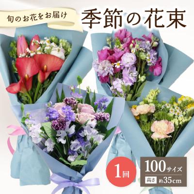 ふるさと納税 大分市 季節の花束 旬のお花をお届けします ≪1回お届け≫_R07013