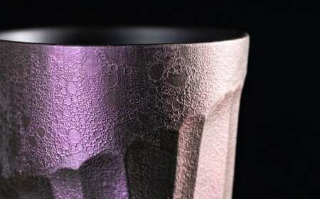 【泡が描く奇跡の模様】有田焼 麟 Lin Awa Old ロックカップ Purple 1個 化粧箱入り【金照堂】ウイスキーグラス ロックグラス 焼酎グラス 高級食器 有田焼 ギフト プレゼント 350