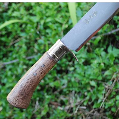 ふるさと納税 南国市 土佐鍛剣鉈 夏霞9寸 【ステンツバ輪】ダマスカス15層青2鋼(7+青2+7) 樫オイルステン柄 |  | 02