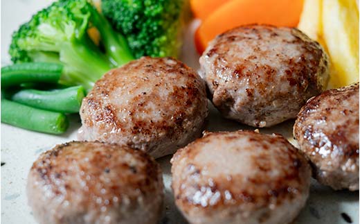 北海道産手作りミニハンバーグ 5個入り×6パック 無添加 ハンバーグ 肉 牛肉 豚肉 おかず 弁当 F4F-8541