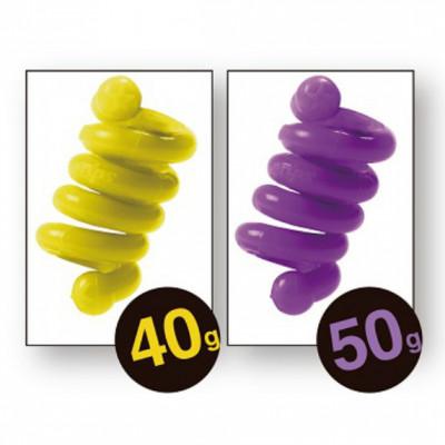 ふるさと納税 東大阪市 《2種:40g/50g》パイソンクラブコイル　イエロー&amp;パープル　ゴルフ練習器具　エリートグリップ
