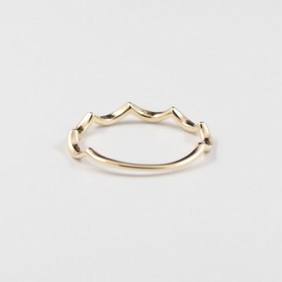 ふるさと納税 山梨県 【山梨県】【ジュエリー】K10 nami/ナミ リング 4号 |  | 03