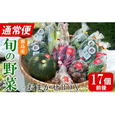 ふるさと納税 霧島市 &lt;通常便&gt;霧島市産の野菜おまかせBOX(17個前後)【FoodBase】K-225-A