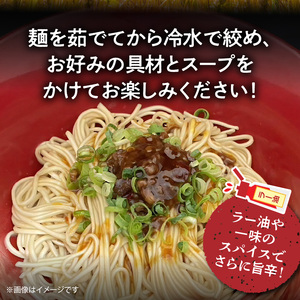 ラー麦（福岡県産小麦）使用の 冷やし担々麺 10食_PC6206