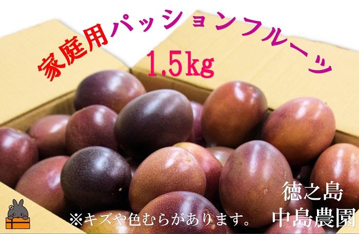 《今が旬！》とくのしま中島農園さんの家庭用パッションフルーツ（約1.5kg）  ( パッションフルーツ 果物 フルーツ 旬 わけあり 訳あり 訳有 訳アリ 奄美 徳之島 鹿児島 美味しい 中島農園)