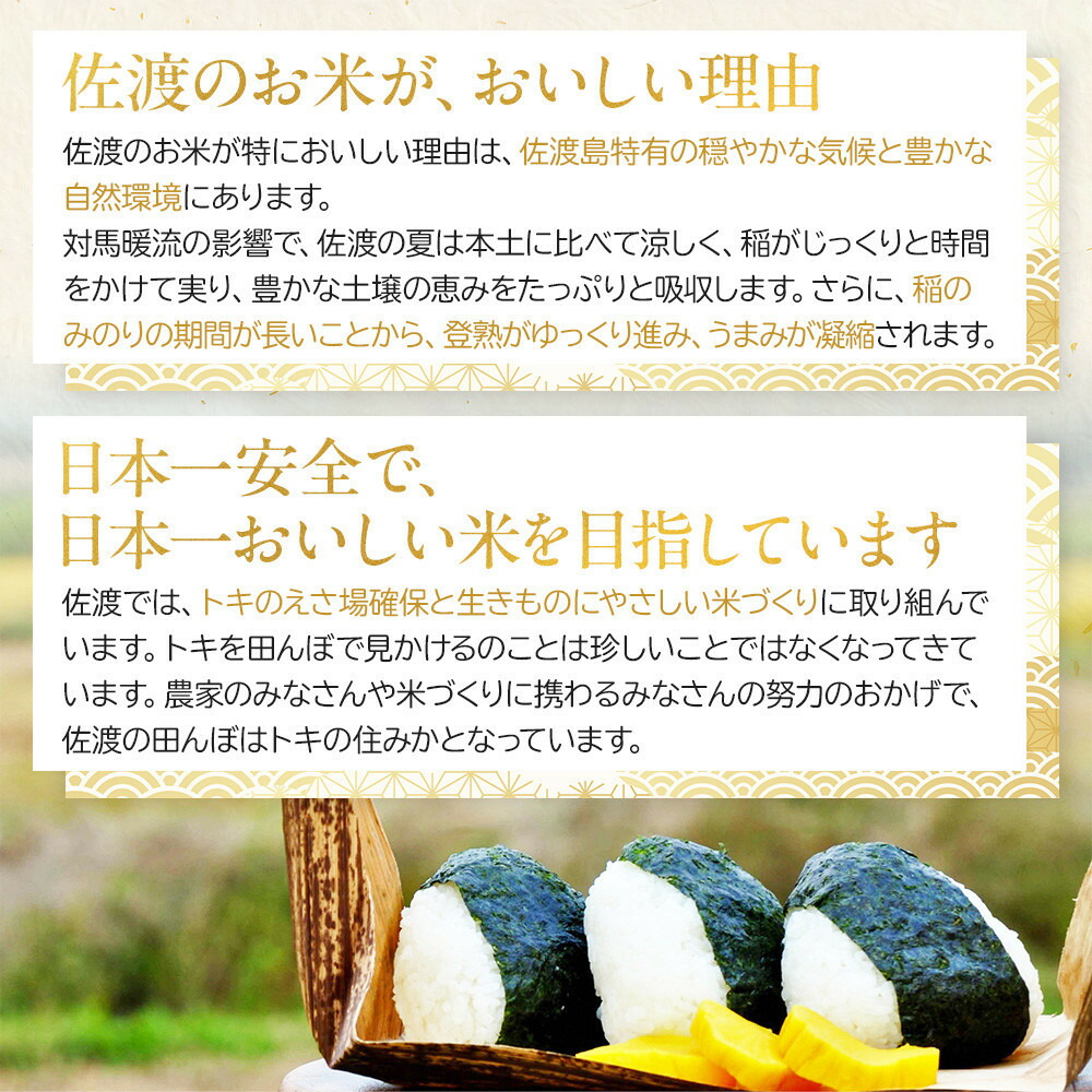 無洗米佐渡産コシヒカリ5kg195969-0016