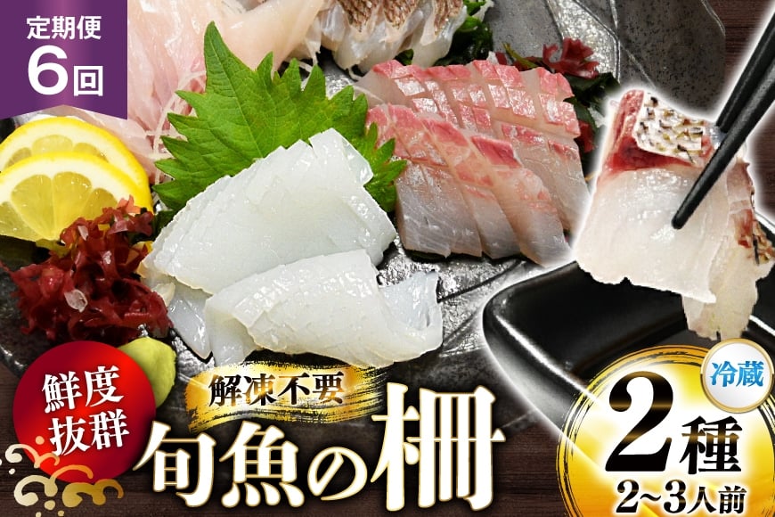 
            刺身 鮮魚 旬魚 の柵2種 セット （刺身1種& イカ 1種）（2〜3人前） 6回 定期便 [舘浦漁業 長崎県 平戸市 hr42bgy420058] おつまみ 柵 冷蔵 新鮮 海鮮 盛り合わせ 旬 切るだけ 真空パック
          