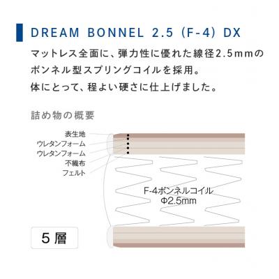 ふるさと納税 安芸高田市 ドリームベッド DREAM BONNEL 2.5 DX (SD)[No5895-0364] |  | 01