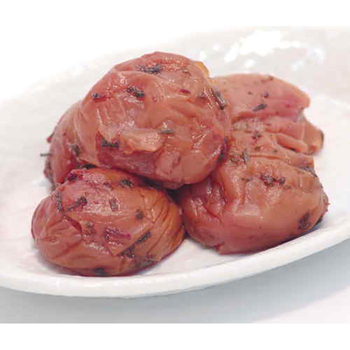【ふるさと納税】しそかつお梅干し つぶれ梅（はちみつ入り）［ご家庭用］750g《紀州南高梅》 ［MS177］ | 和歌山県 那智勝浦町 紀州梅 はちみつ 蜂蜜 ハチミツ 返礼品 名産品 特産品 うめ ウメ ご飯のお供 ごはんのお供 おつまみ 酒の肴 訳あり