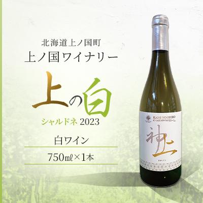 ふるさと納税 上ノ国町 北海道 上ノ国ワイナリー 白ワイン「上の白 シャルドネ 2023」 750ml×1本