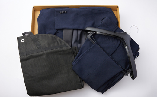 丹後ちりめん タキシード ネイビー 京都の伝統織物を使ったあなただけのオーダーメイド一点もの【1604899】