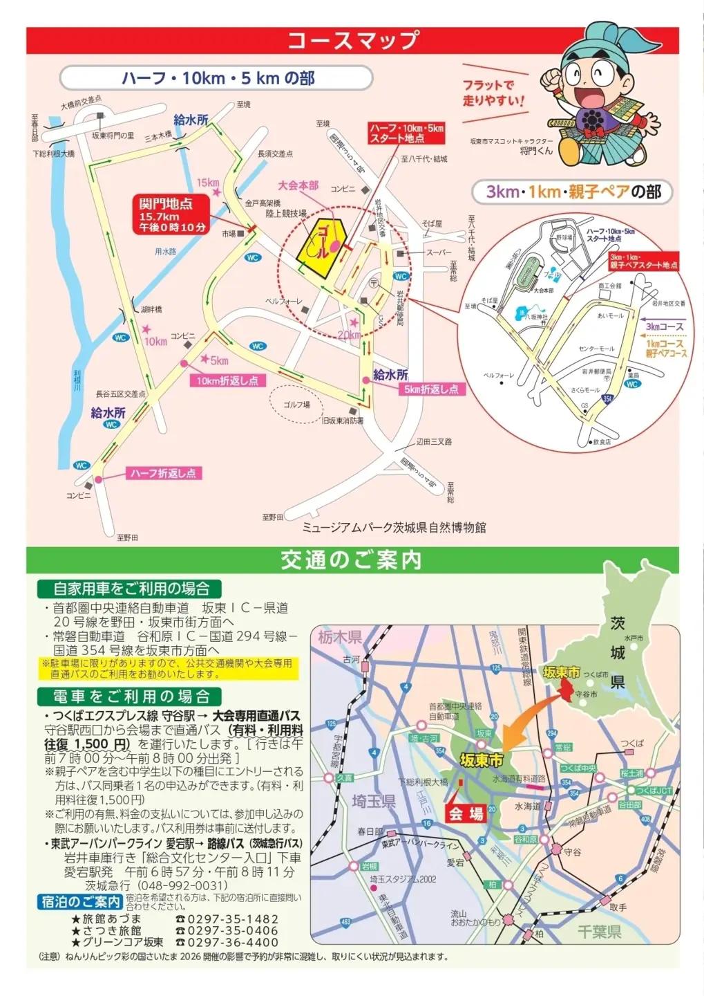 体験型返礼品　坂東市将門ハーフマラソン（ハーフの部） No.731