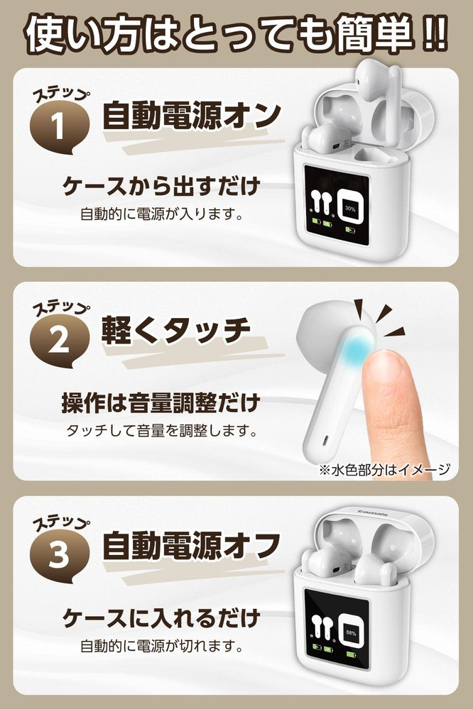 充電式集音器（耳あな型）THS1W