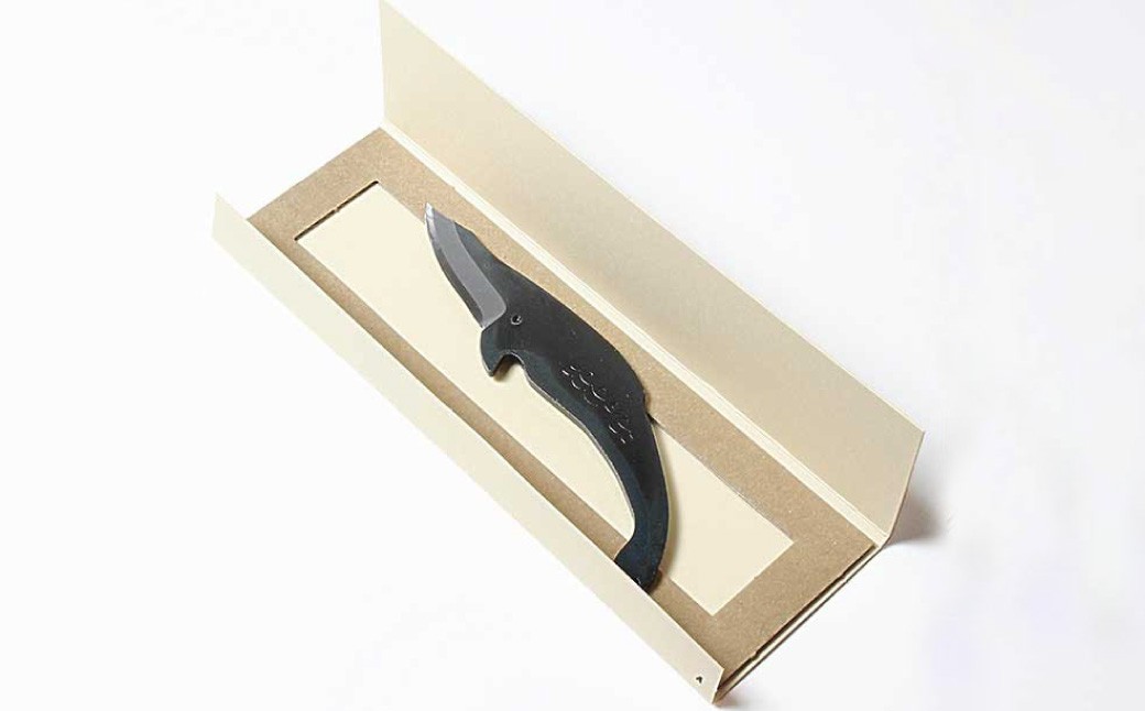 ミニナイフ くじらナイフ ミンククジラB型 ケース付き