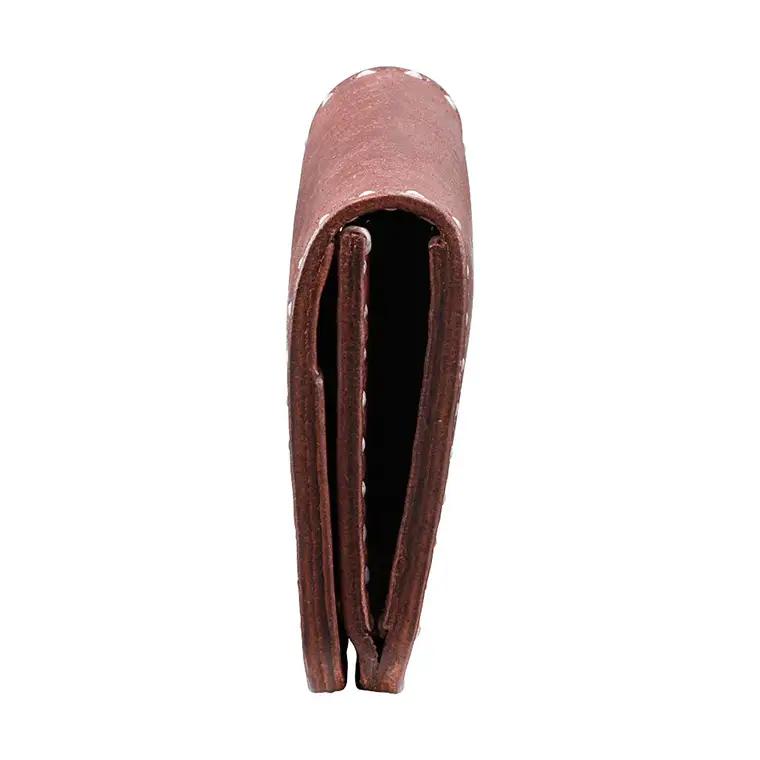 豊岡財布 haaki Leather コインパース HLW304 / チョコラート / コインケース 小銭入れ カード入れ 手のひらサイズ 財布 サイフ ブランド 牛皮革 プエブロレザー 革 メンズ 
