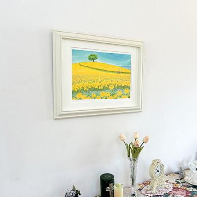 ふるさと納税 川口市 栗乃木ハルミ版画額装品「菜の花日和」 |  | 02
