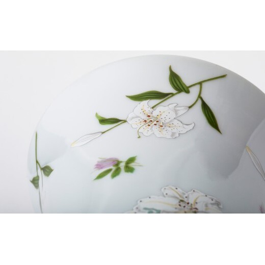 有田焼 白百合 フラワーベース【深川製磁】花器 花瓶 食器 器 うつわ 伝統工芸 磁器 陶磁器 モダン シンプル 白 ホワイト aa059_イメージ3