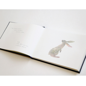 絵本「うさぎがきいたおと」　美篶堂　布製特装版【013-48】｜うさぎがきいたおと 絵本 えほん 美篶堂 布製特装版 手製本 限定版 特装絵 伊那市 長野県 ふるさと納税