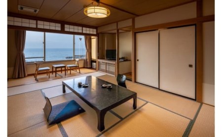 【令和5年産　コシヒカリ（精米）10㎏×海辺のお宿　一久】旬の特産品と宿泊利用券セット