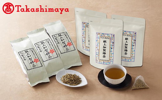 丸八製茶場　加賀棒茶 お茶セットＢ【高島屋選定品】［60C0353］ F6P-3346