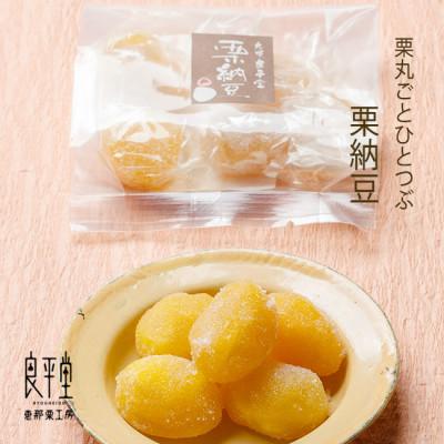 ふるさと納税 恵那市 栗がまるごと一粒スイーツ栗納豆 5粒入 2箱