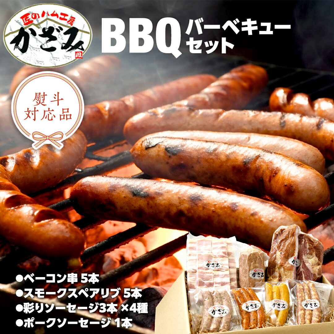 【ふるさと納税】〜 匠のハム工房 〜 燻製職人 ！ 風實 バーベキューセット ギフト 贈答用 詰め合わせ 冷凍 BBQ バーベキュー パーティー ベーコン ローズポーク スペアリブ ソーセージ ポークソーセージ 豚 かざみ 小分け