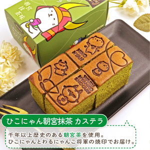 【3本入り】【彦根市十王村の水を使用】手焼きした彦根カステラ 0.375斤×3本 かすてら