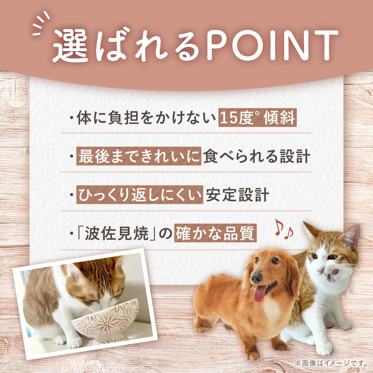 【波佐見焼】フードボウル 猫・小型犬用 花美(はなび)シリーズ white 1点【enjoy the meals】[AH13]