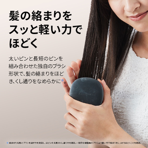 O101 SHARP プラズマクラスターヘアブラシ IB-B1-B（ブラック系グラファイトブラック）