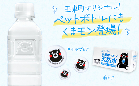 【6ヶ月定期便】水 500ml 家計応援 くまモン の ミネラルウォーター 天然水 熊本イオン純天然水 ラベルレス 90本 500ml 《申込み翌月から発送》 飲料水 定期 備蓄 備蓄用 箱 ペットボ