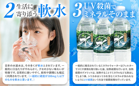 水 シリカ水 500ml × 24本 有限会社七城町特産品センター メロンドーム 《30日以内に出荷予定(土日祝除く)》 熊本県 菊池市 水 軟水 飲料 ドリンク 清涼飲料水 天然地下水 ペットボトル