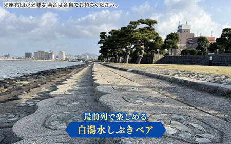 【8月2日（土）】2025松江水郷祭湖上花火大会 有料観覧席チケット【白潟水しぶきペア席（定員2名）】島根県松江市/松江水郷祭推進会議[ALGB025]