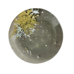 丸小皿（金箔）クリア［NF188］
